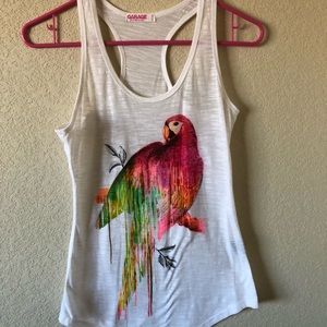 Garage burnout racer back tank